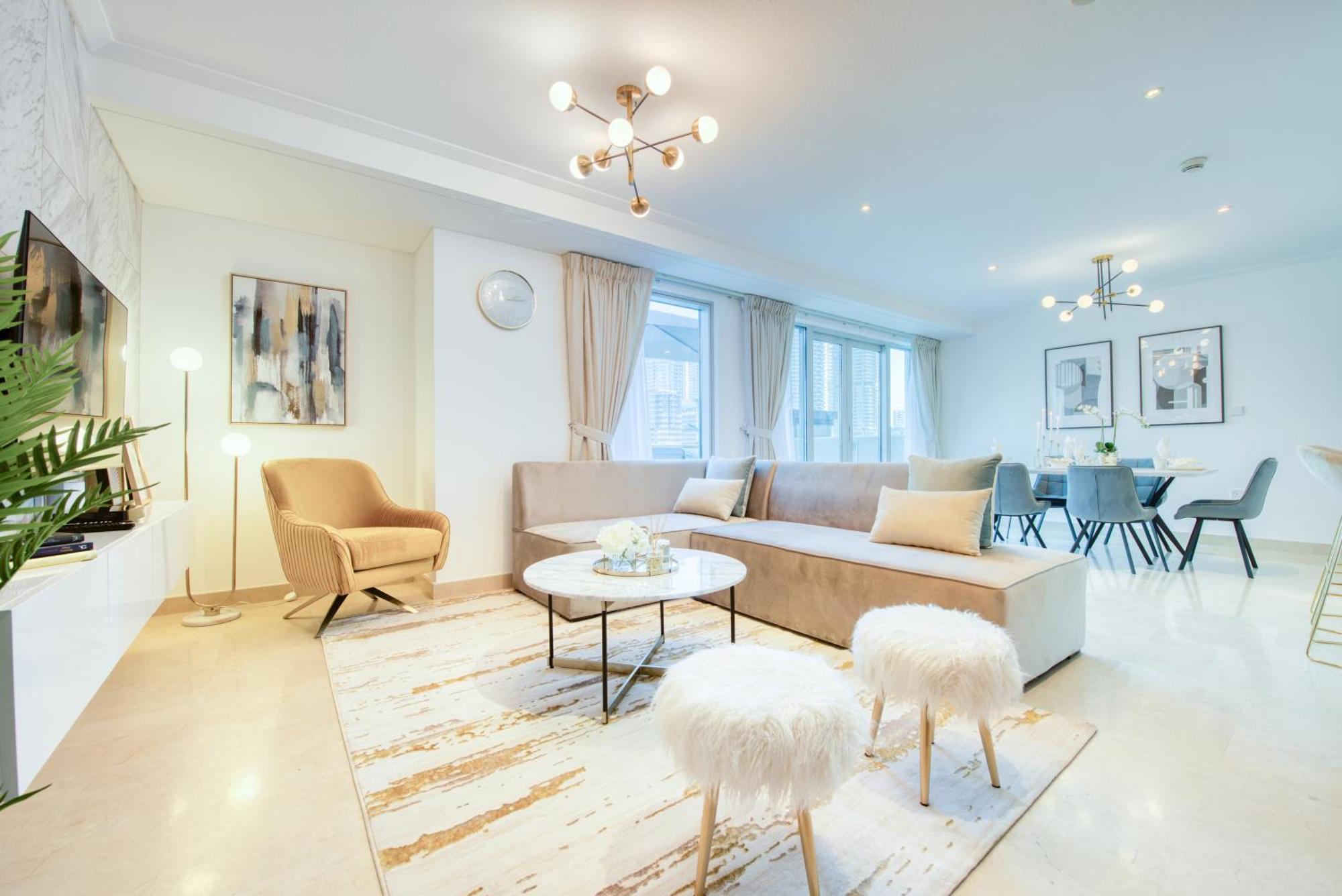 Stunning 1br In Marina Promenade Marina By Deluxe Apartemen Dubai