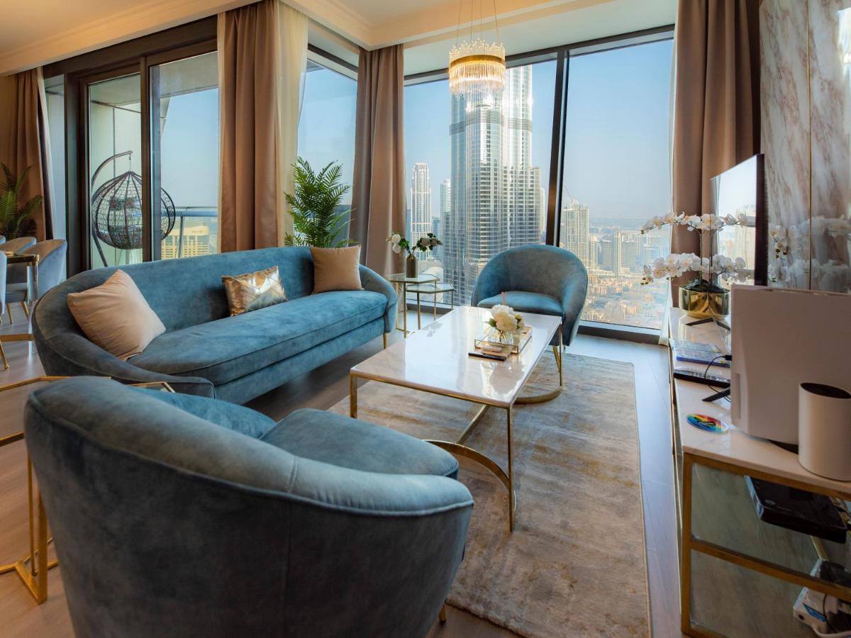 First Class 3br With Full Burj Khalifa And Fountain View Lägenhet