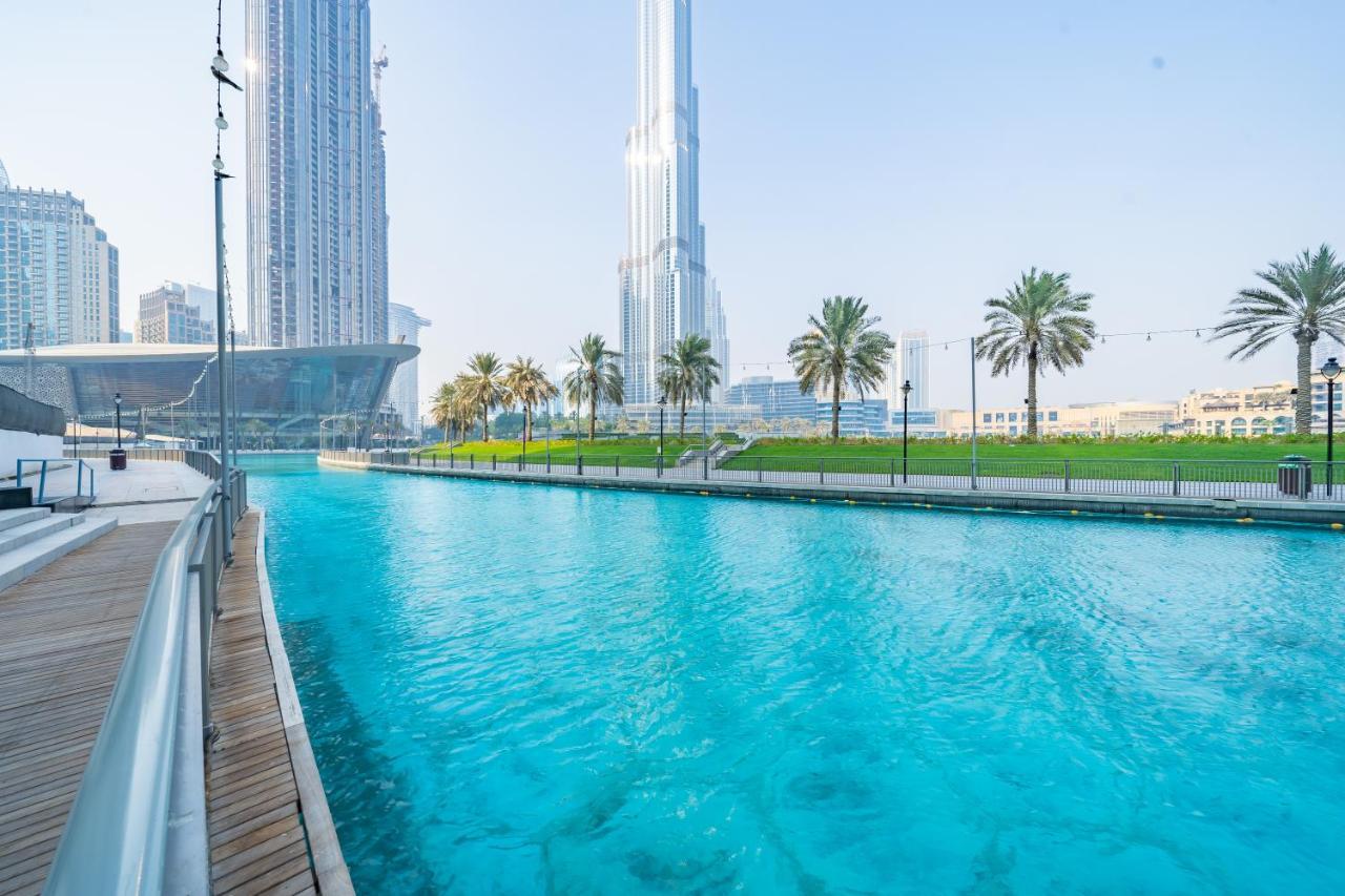 Apartamento Stylish With Partial Burj Khalifa View Dubai