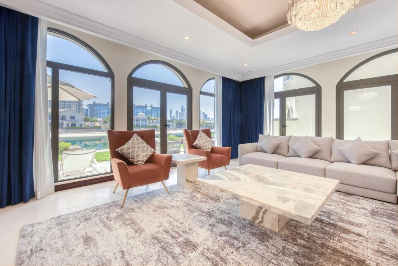 Villa Sol Living - Exquisite 5br Garden W/pool & Beach In Palm Dubaï