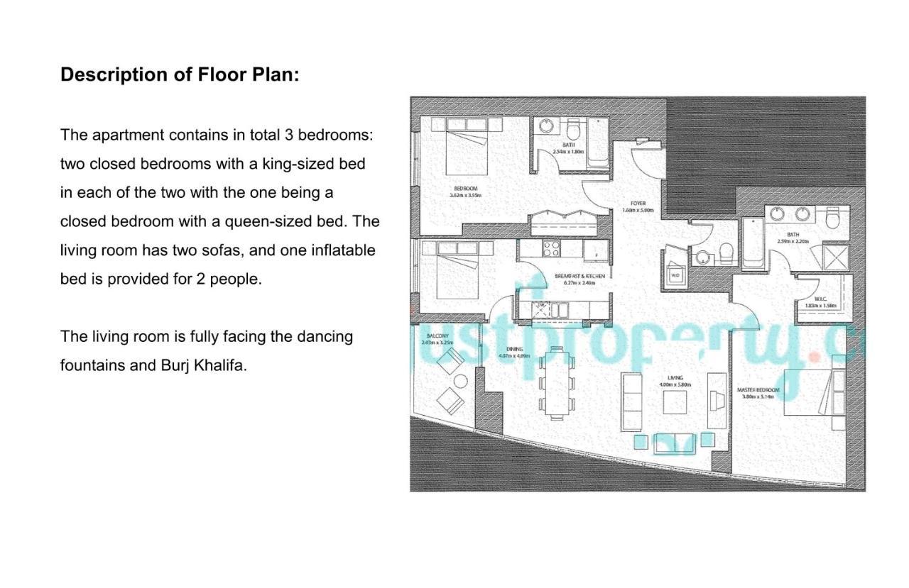 Elite Royal - Full Burj Khalifa & Fountain View - Sapphire Apartemen