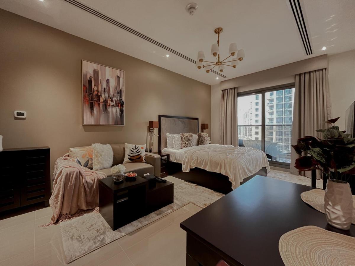 With Sauna And Full Burj Khalifa View Apartamento *