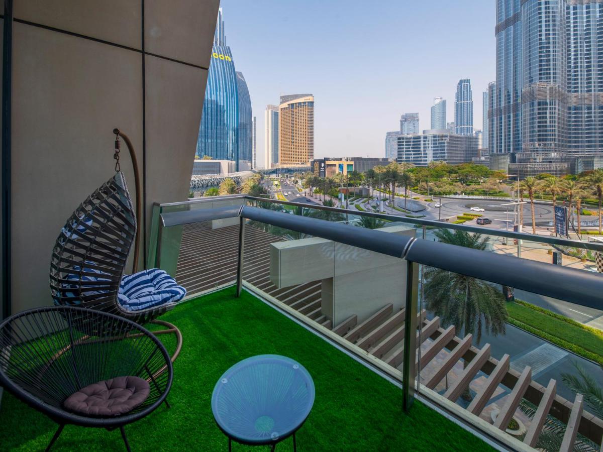Lägenhet First Class 2br With Full Burj Khalifa And Fountain View Dubai