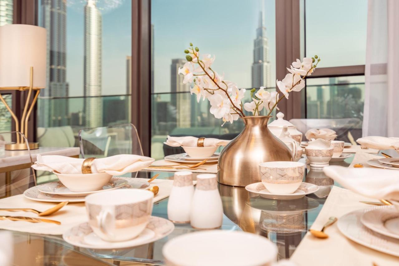 Appartamento Elite Royal - Panoramic Full Burj Khalifa, Fountain & Skyline View - Aced Direct Connection To Mall - Governor Dubai