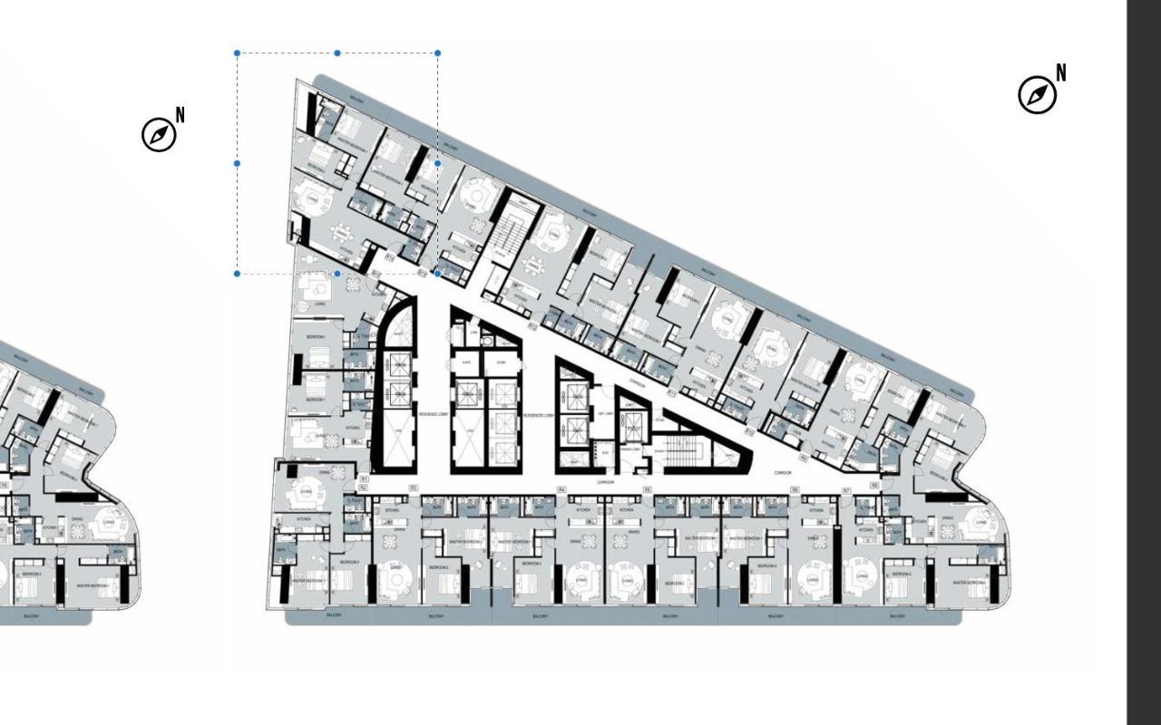 Appartement Paramount Midtown, Business Bay *