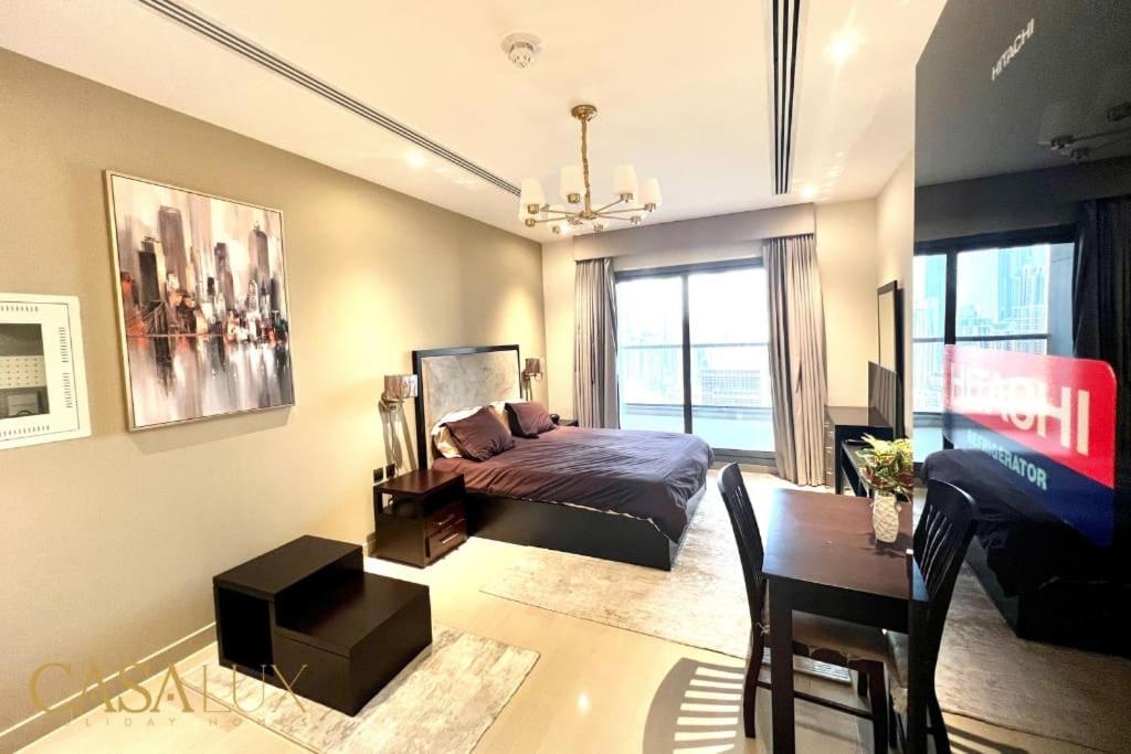 Lovely Big Studio W/ Burj Khalifa View In Downtown Apartamento