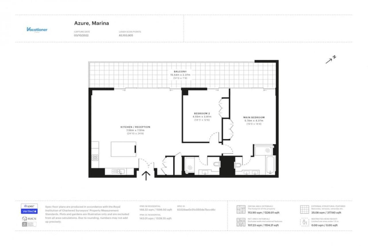 Azure, Marina - Majestic Two Bedroom