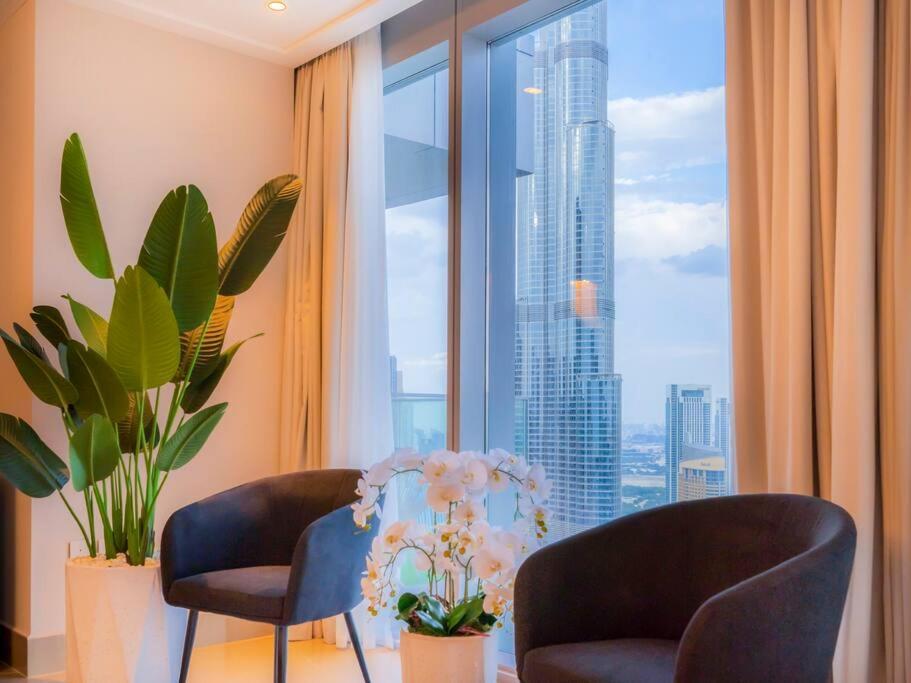 First Class Penthouse With Full Burj Khalifa And Fountain View Apartamento