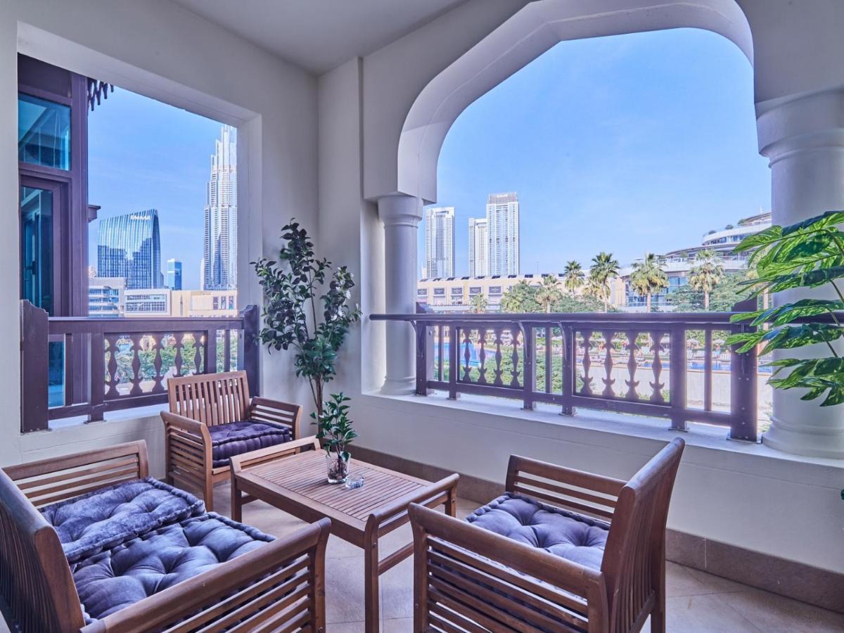 Apartament Burj Khalifa Partial View Peak Living Luxury 2br Souk Al-bahar Beside Mall-golden Homes *