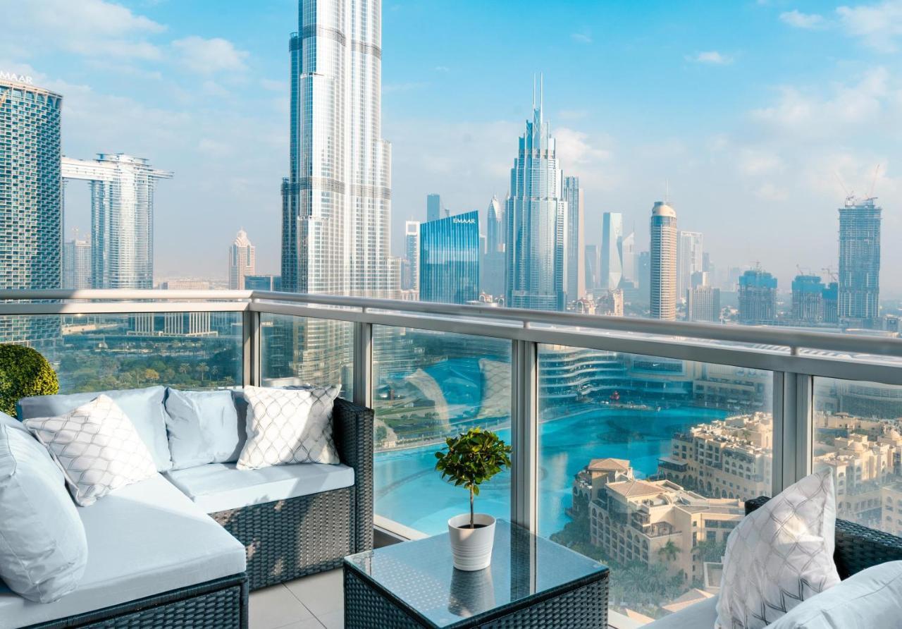 Elite Royal - Full Burj Khalifa & Fountain View - Palace Lägenhet Dubai