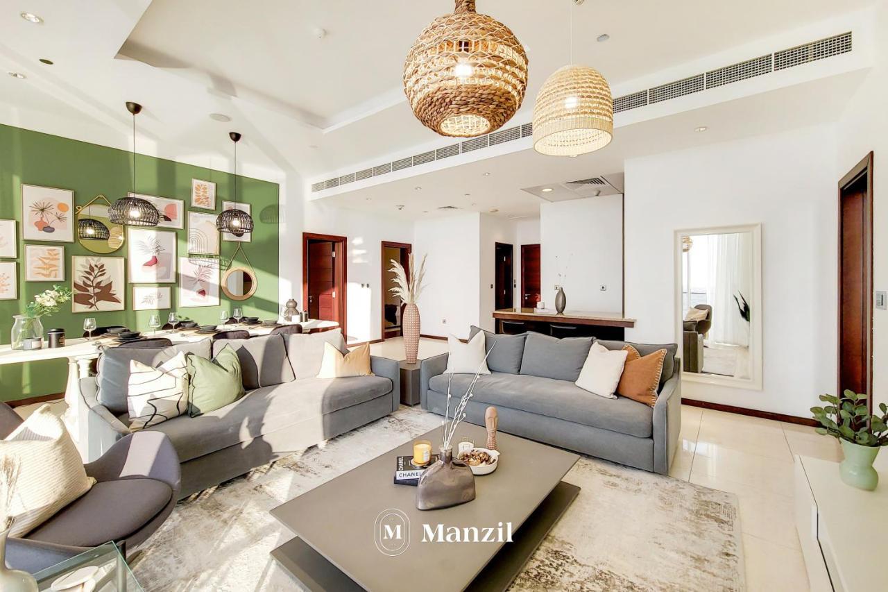 Manzil - Lavish 3br With Private Beach At Tiara Palm Jumeirah Appartement