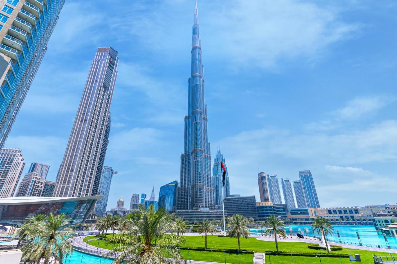Terrace Balcony Burj Khlaifa View Fast Wifi Dubái