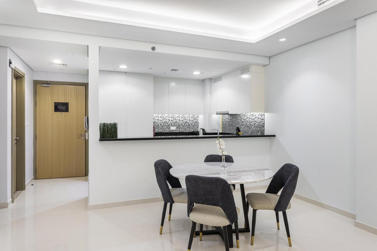 Aliving Luxury 2br With Infinity Pool At Paramount Midtown Close To Mall & Burj Khalifa Lägenhet *