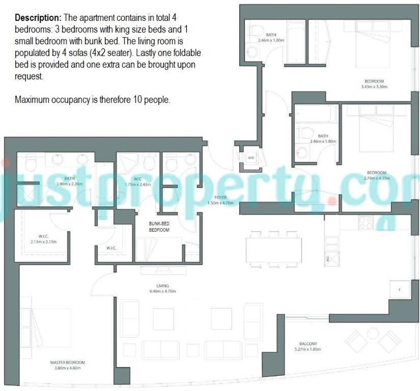 Elite Royal - Full Burj Khalifa & Fountain View - King Apartamento *