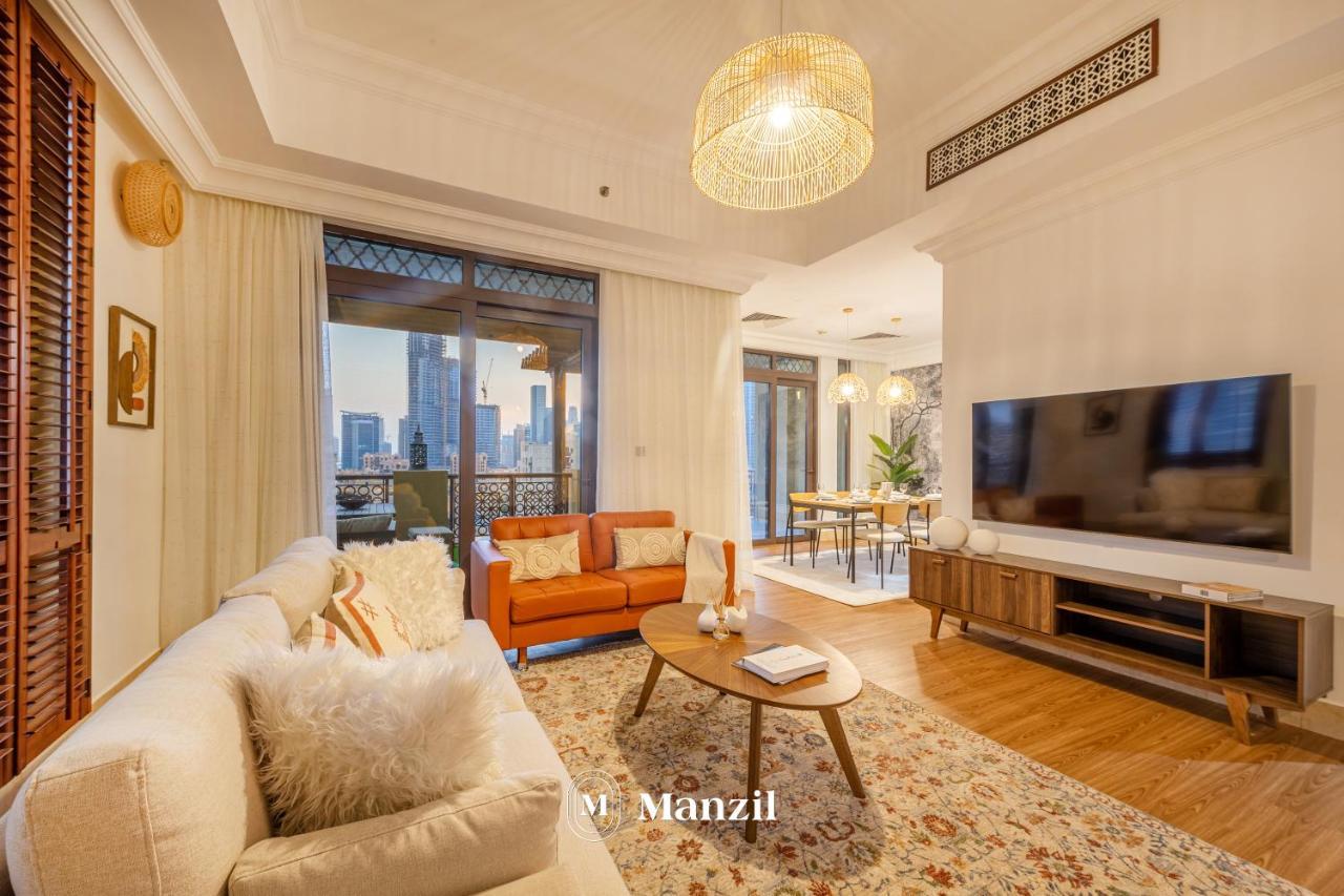 Appartement Manzil - Cozy 2br Penthouse With Private Terrace And Full Burj View In Downtown