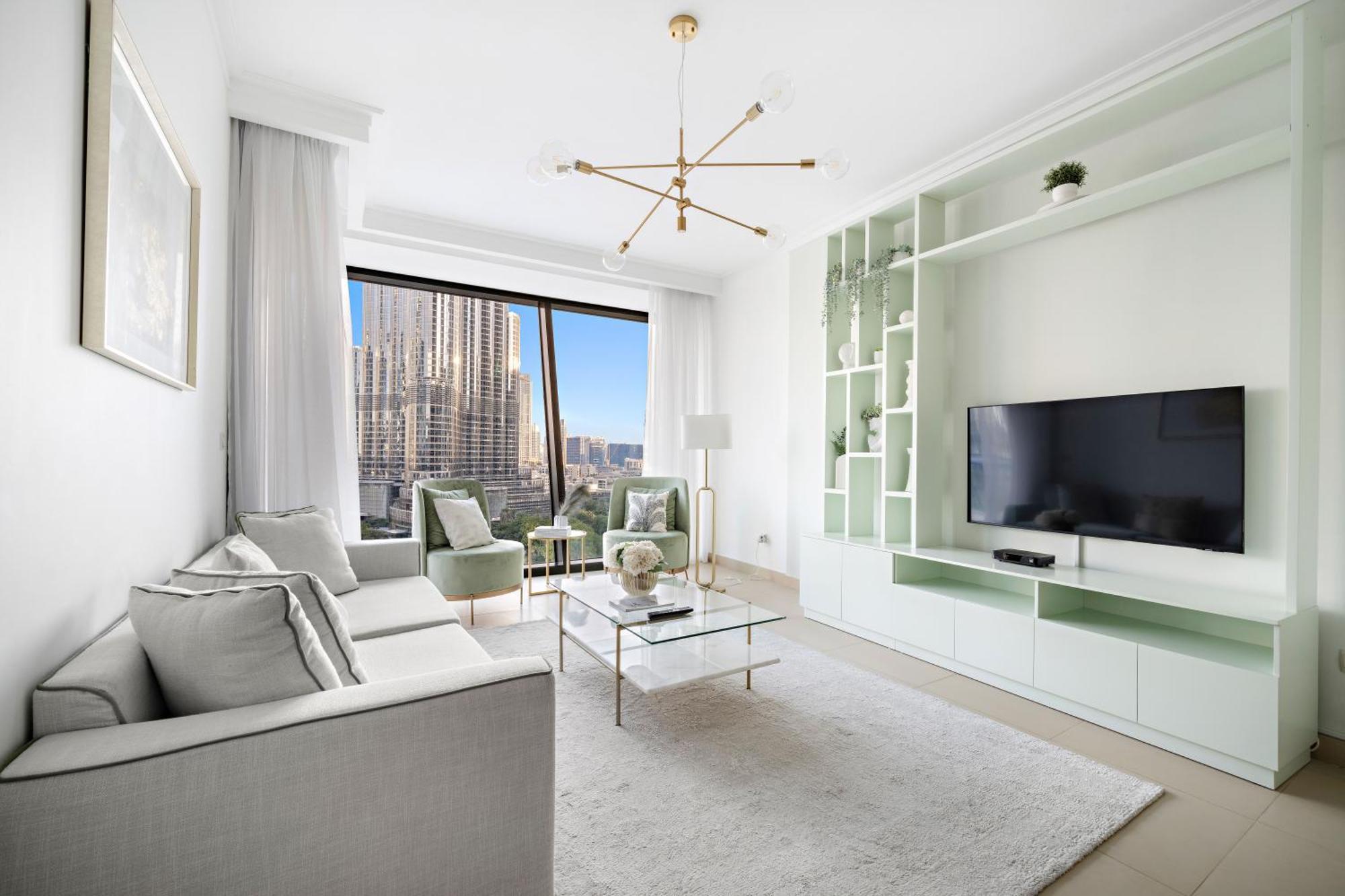 Apartment First Class 1br With Full Burj Khalifa View *