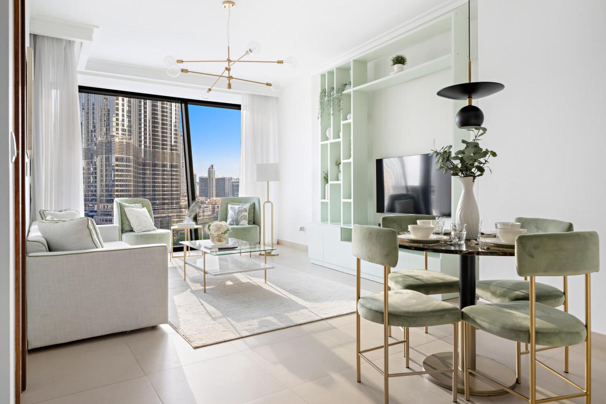 First Class 1br With Full Burj Khalifa View * Dubai