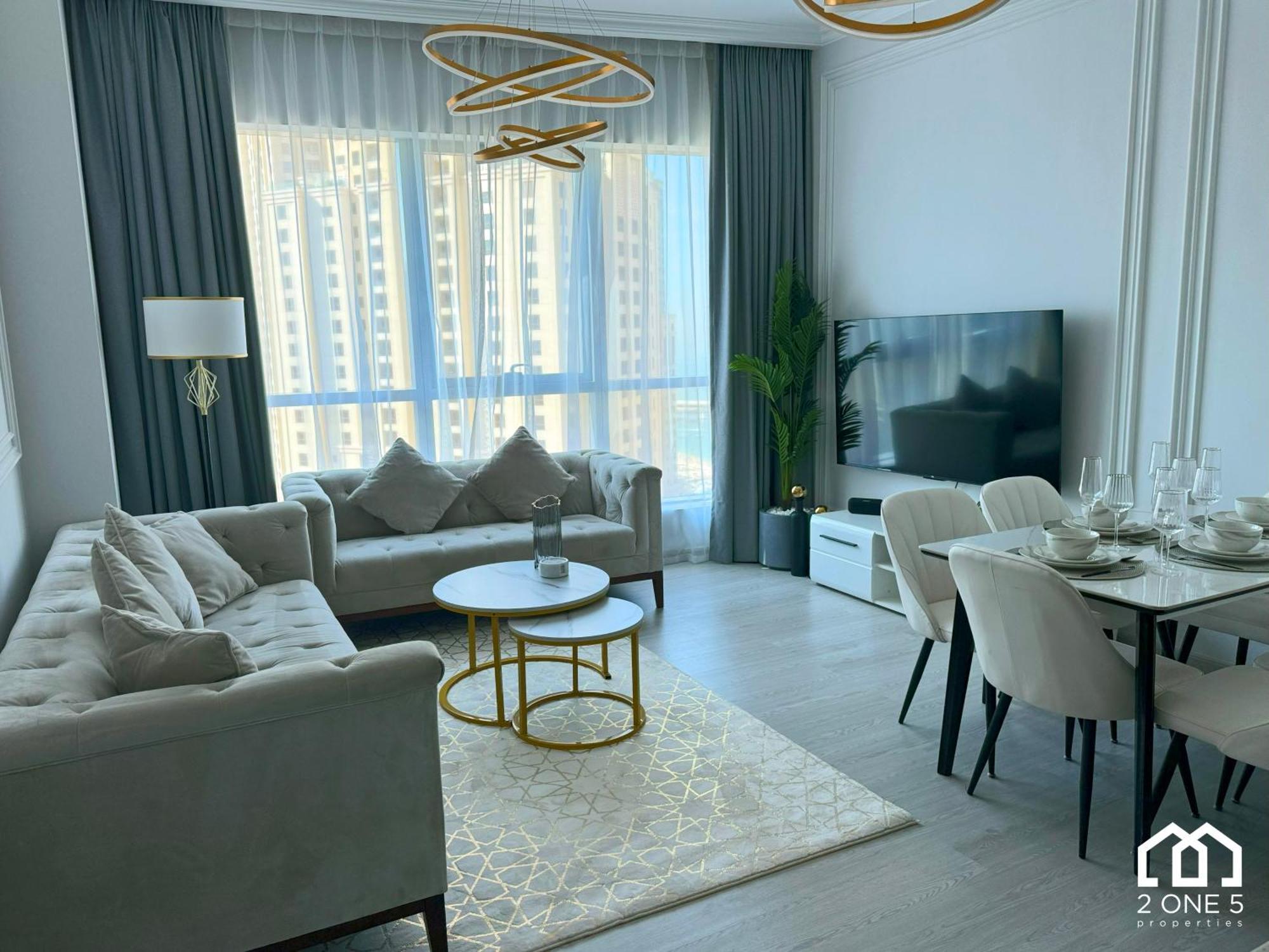 Appartement Stylish 2 Bedroom With Marina View Dubaï