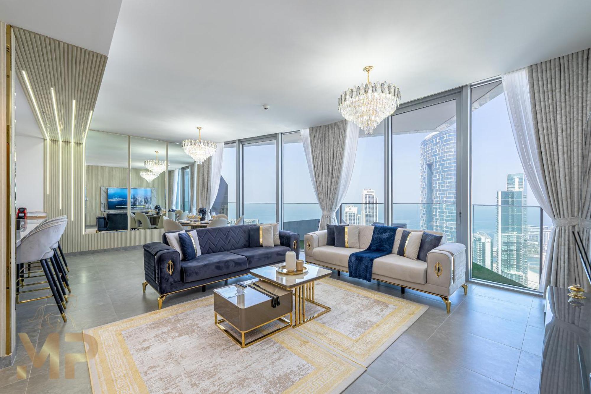 Lejlighed Marco Polo - Surreal Sea, Marina & Eye View On High Floor *