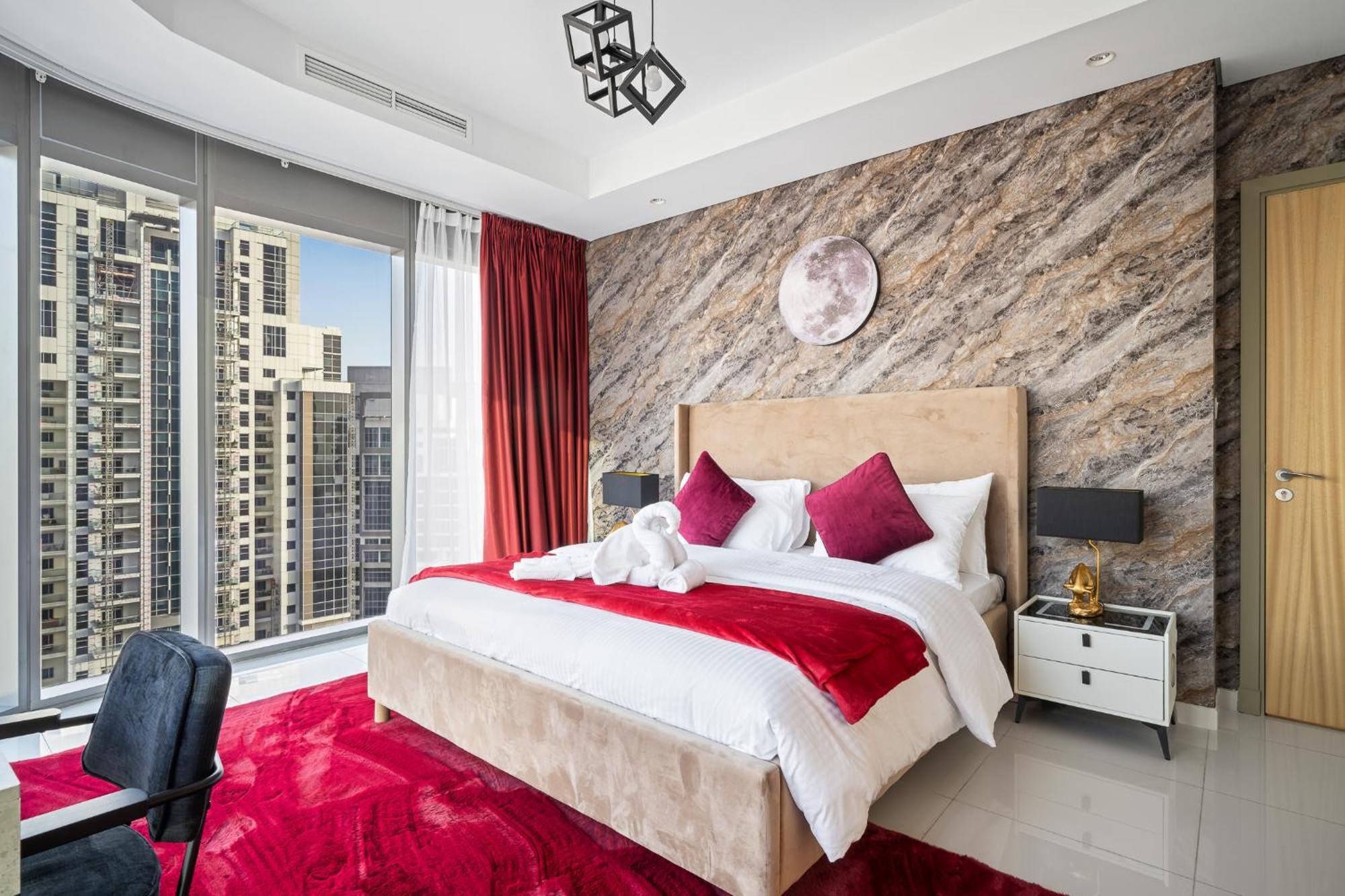 Super High Infinity Pool And Amazing Burj Khalifa View 3 Bedroom In Paramount Midtown * Dubaï