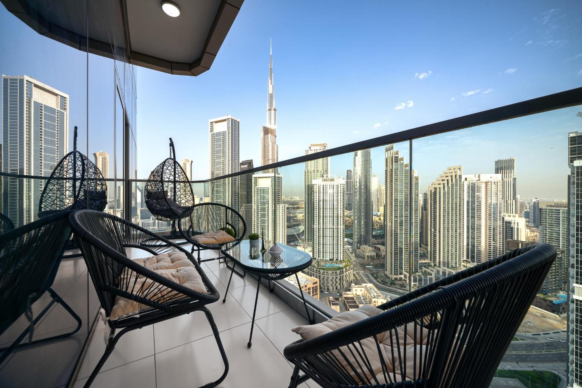 Super High Infinity Pool And Amazing Burj Khalifa View 3 Bedroom In Paramount Midtown * Dubaï