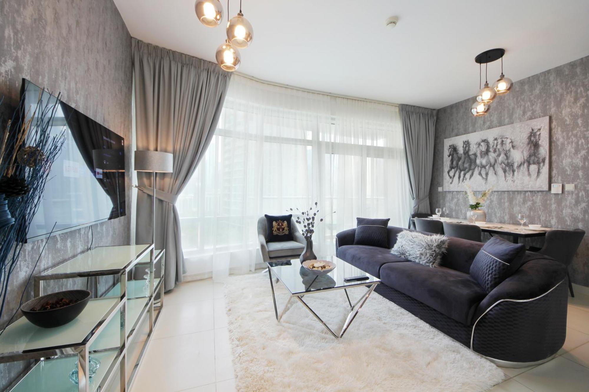 Spectacular 1bhk Near Mall In The Lofts East - Truebleu Homes * Dubái