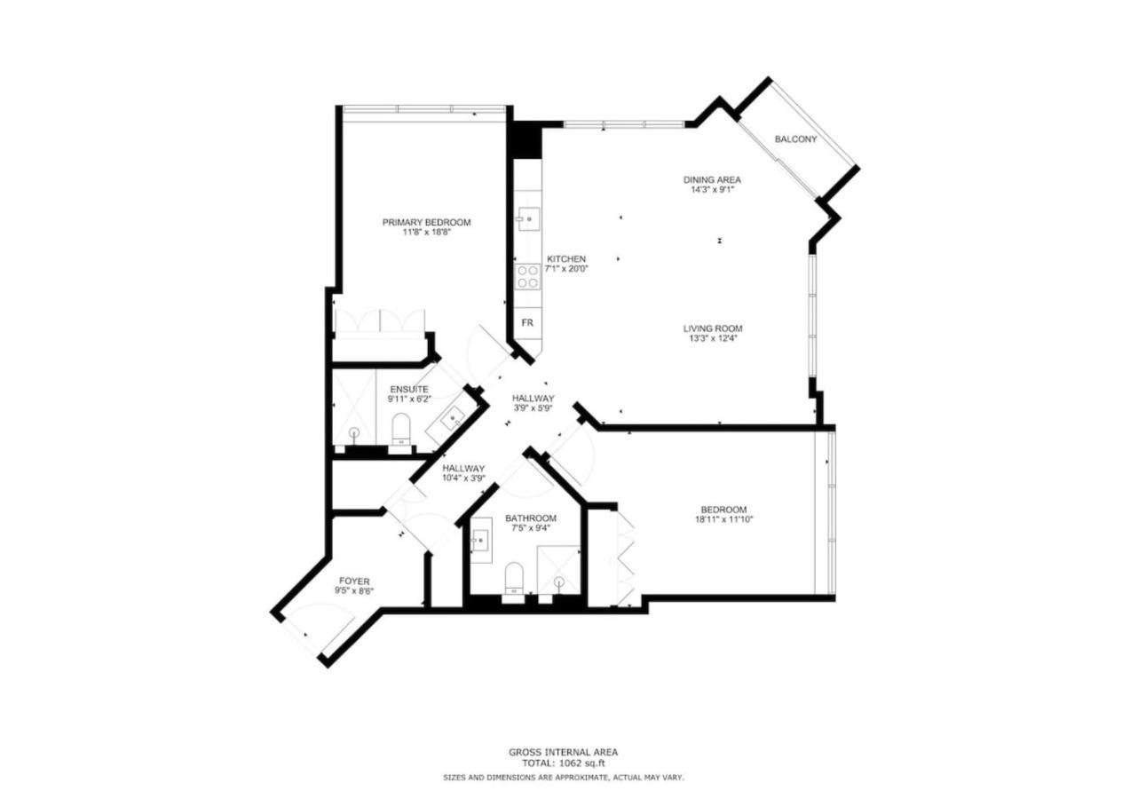 Apartament Torch Tower - Glamorous Two Bedroom *