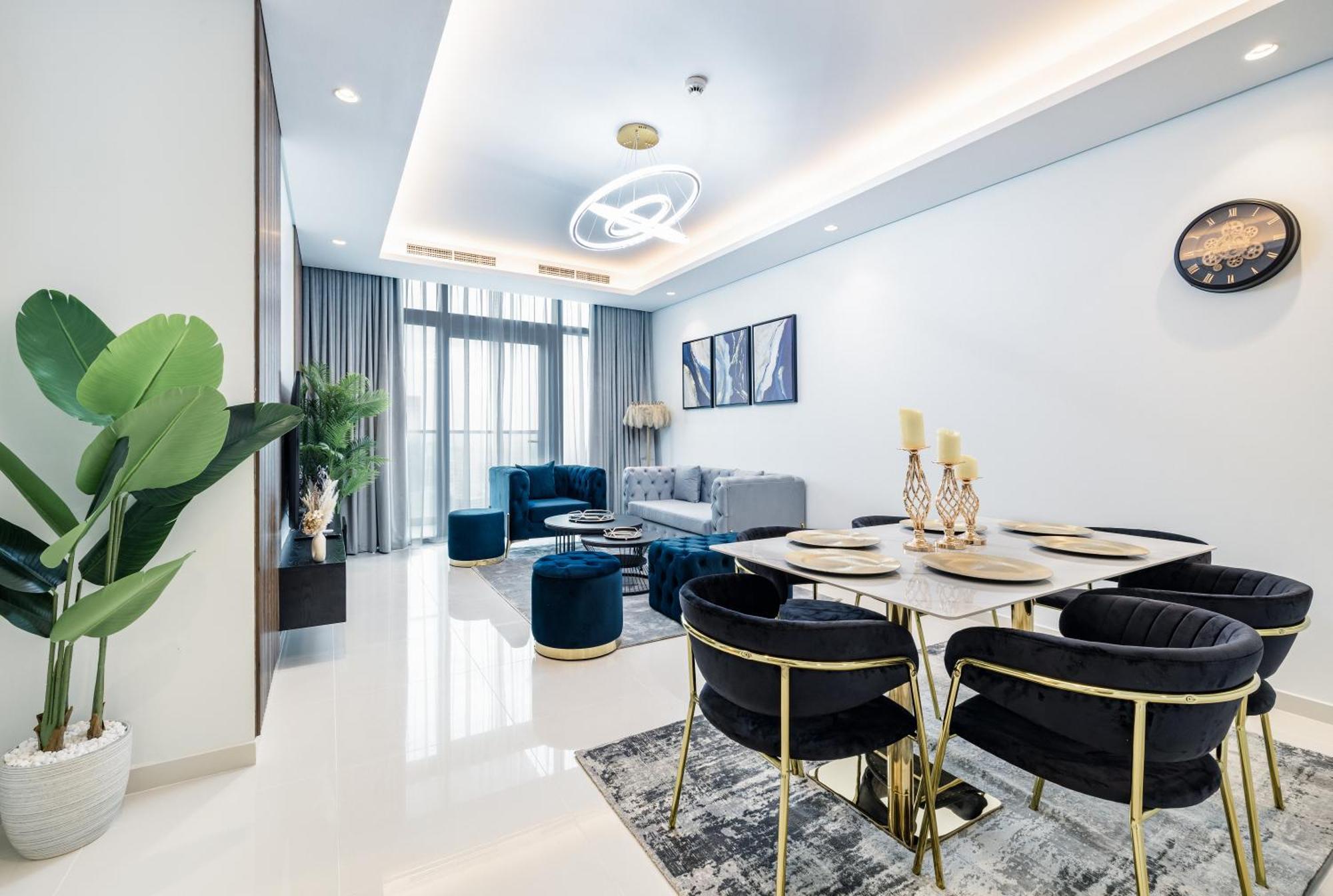 Aliving Luxe 2br With Burj Khalifa View Infinity Pool Midtown-4704 Lägenhet Dubai