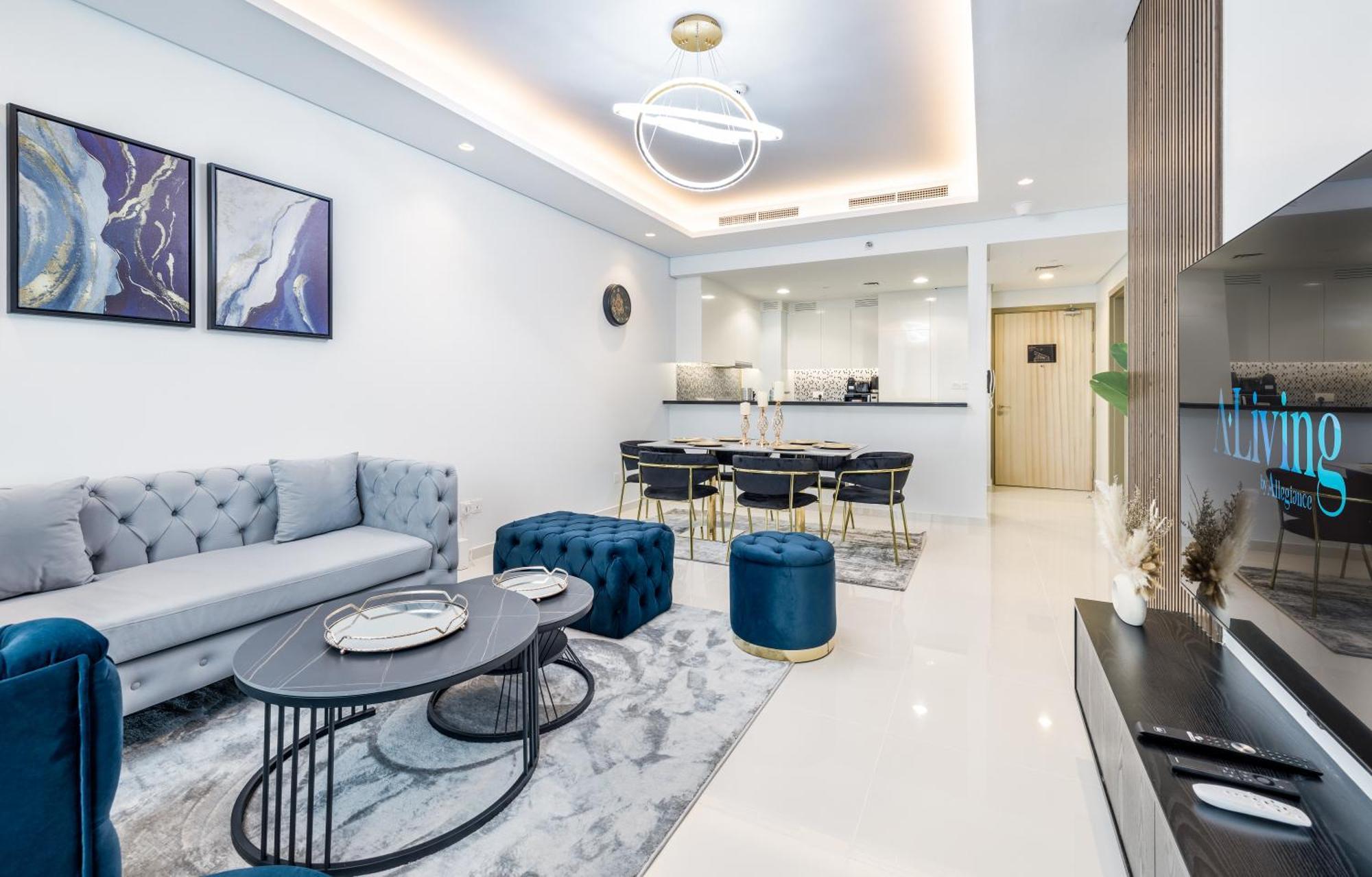 Aliving Luxe 2br With Burj Khalifa View Infinity Pool Midtown-4704 Lägenhet *