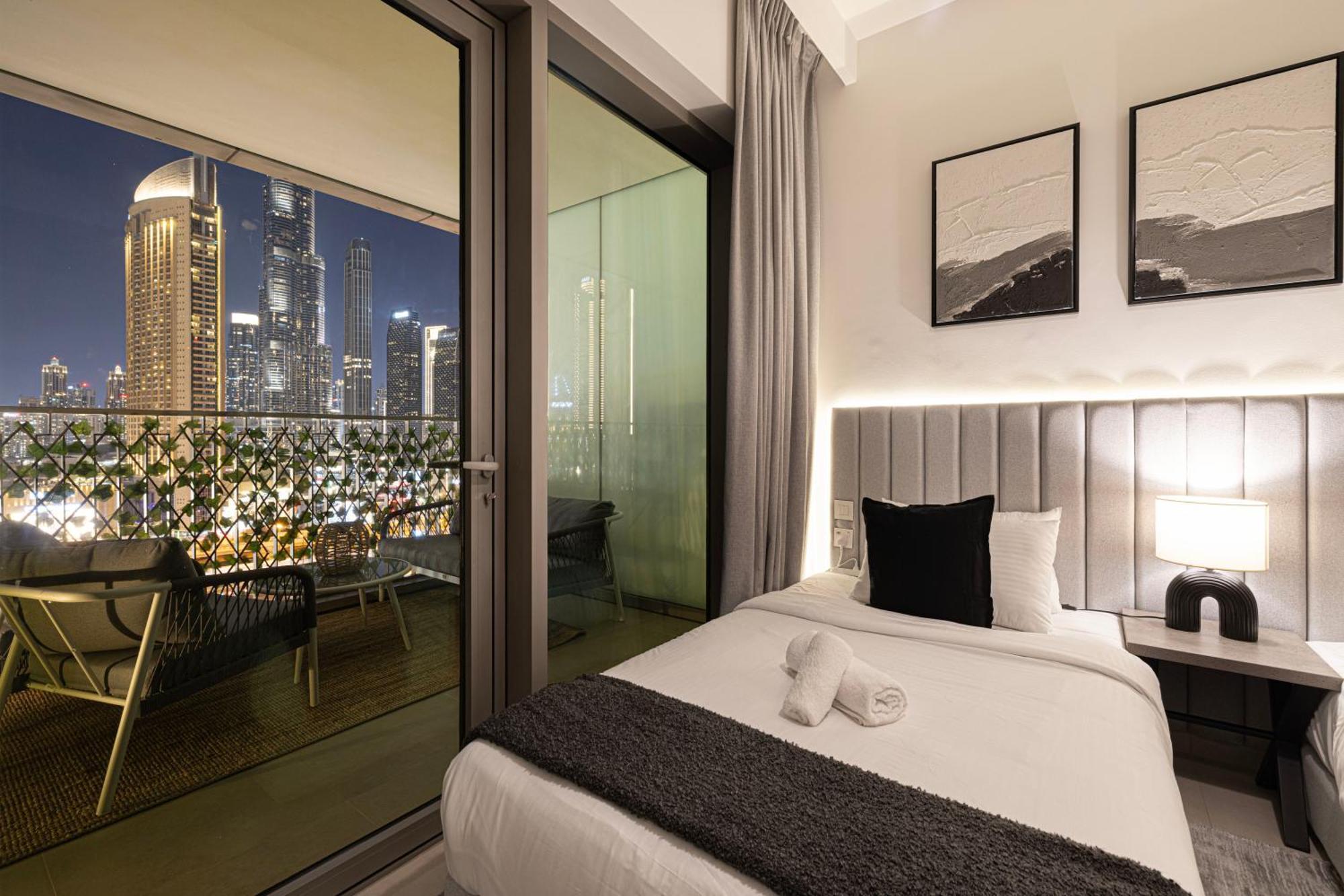 Appartement Burj Khalifa View, 2 Balcony W Lounge, Mall Access, Gym, Infinity-pool, Playground, Bbq, Family Friendly