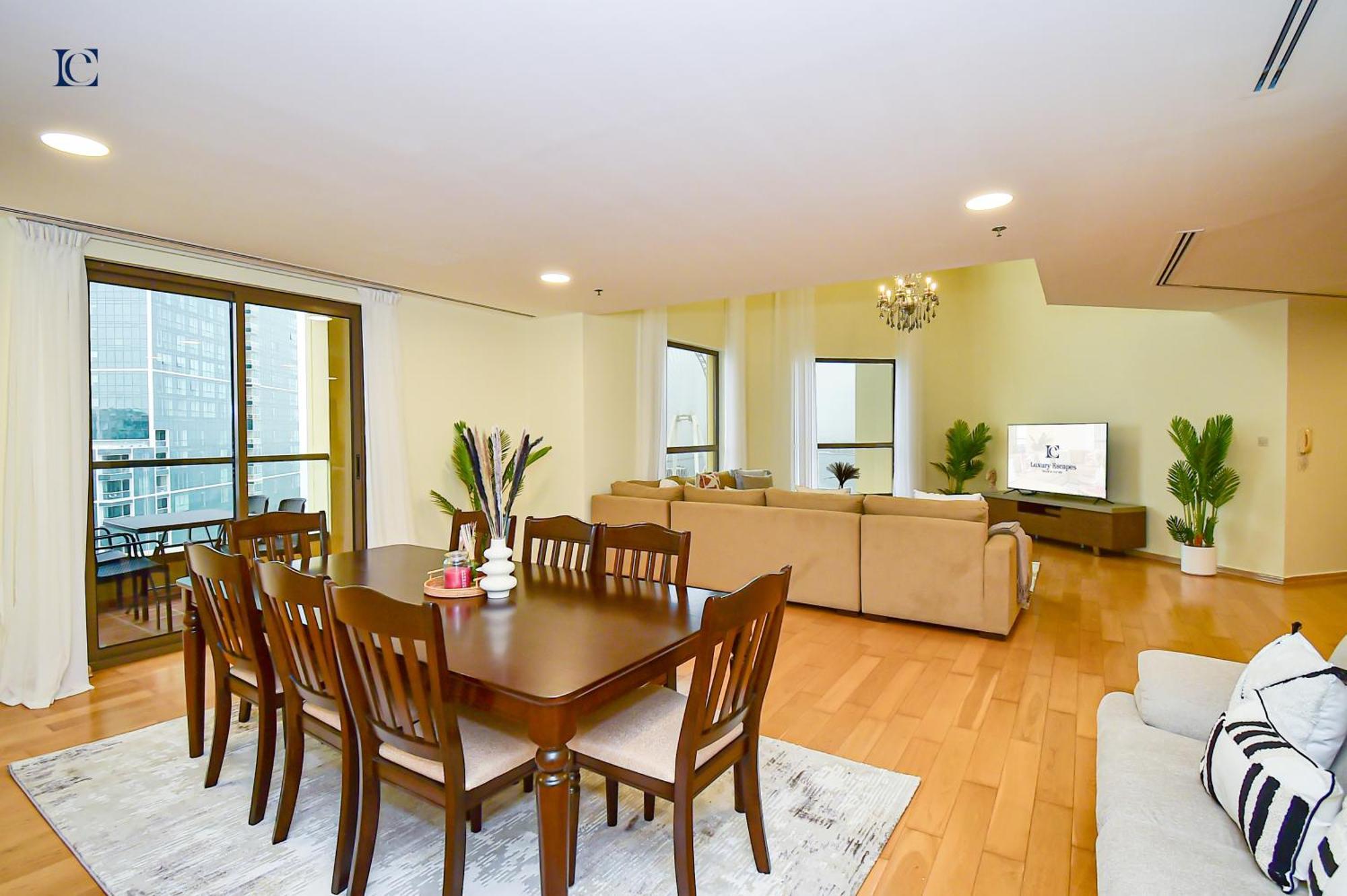Luxury Escapes - Amazing Sea View - 4 Bedrooms With Maids In Jbr Apartamento Dubái