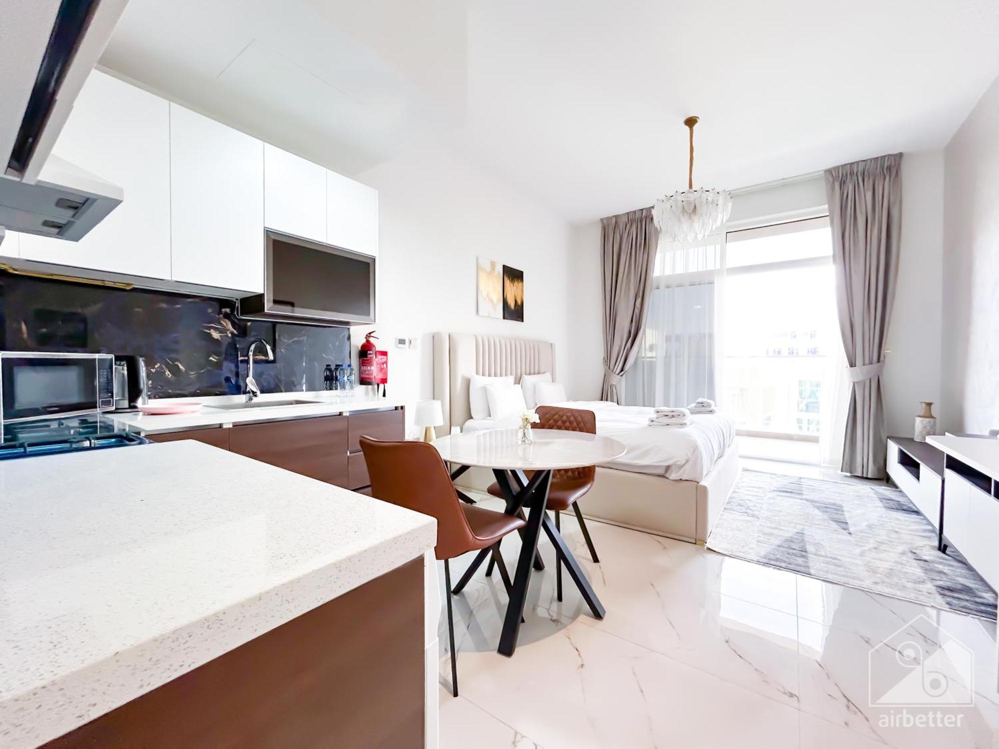 Appartement Stunning With Balcony In Arjan Dubaï