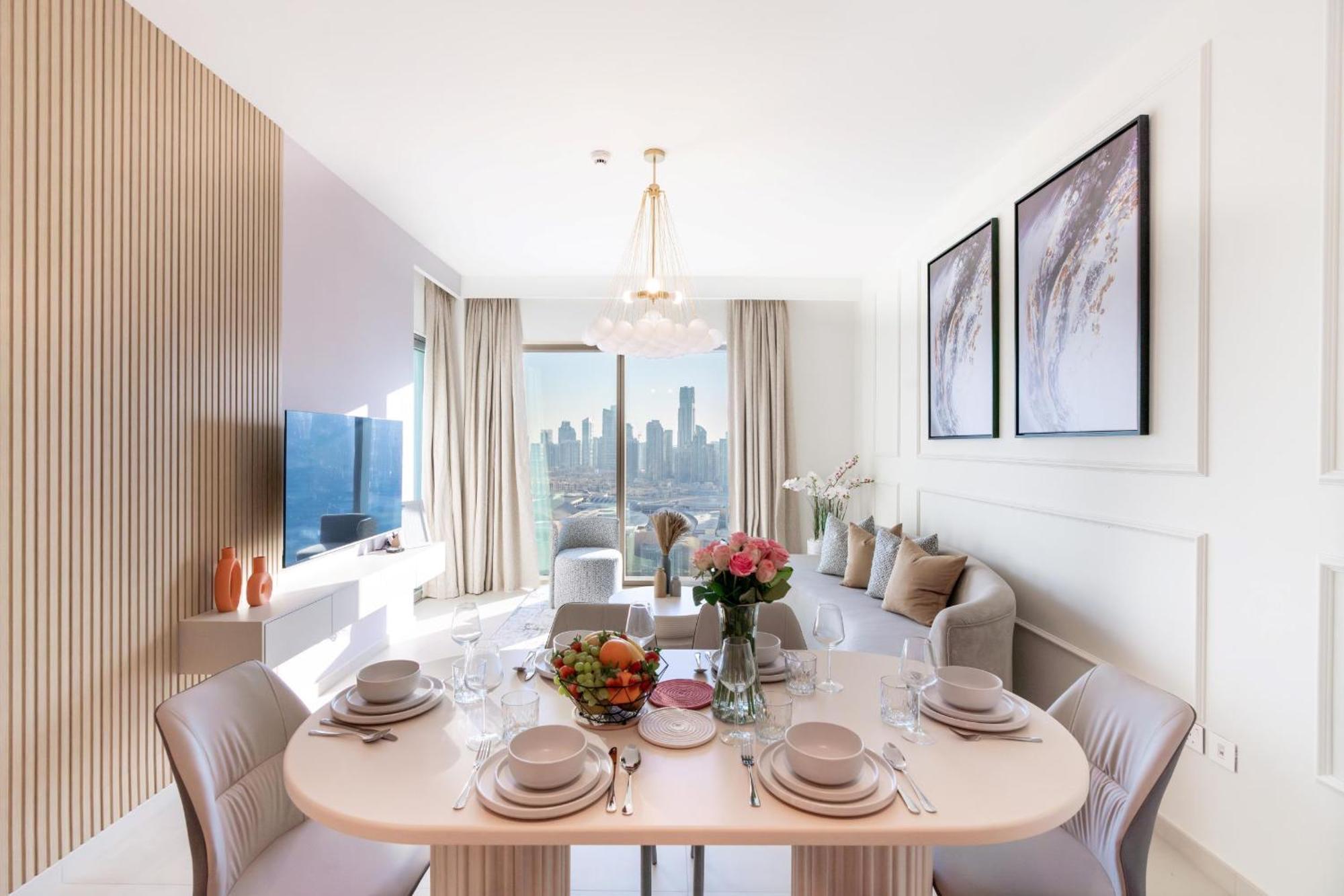 Burj Khalifa View - 2br - Access To Mall - Cityapartmentstay Dubaï