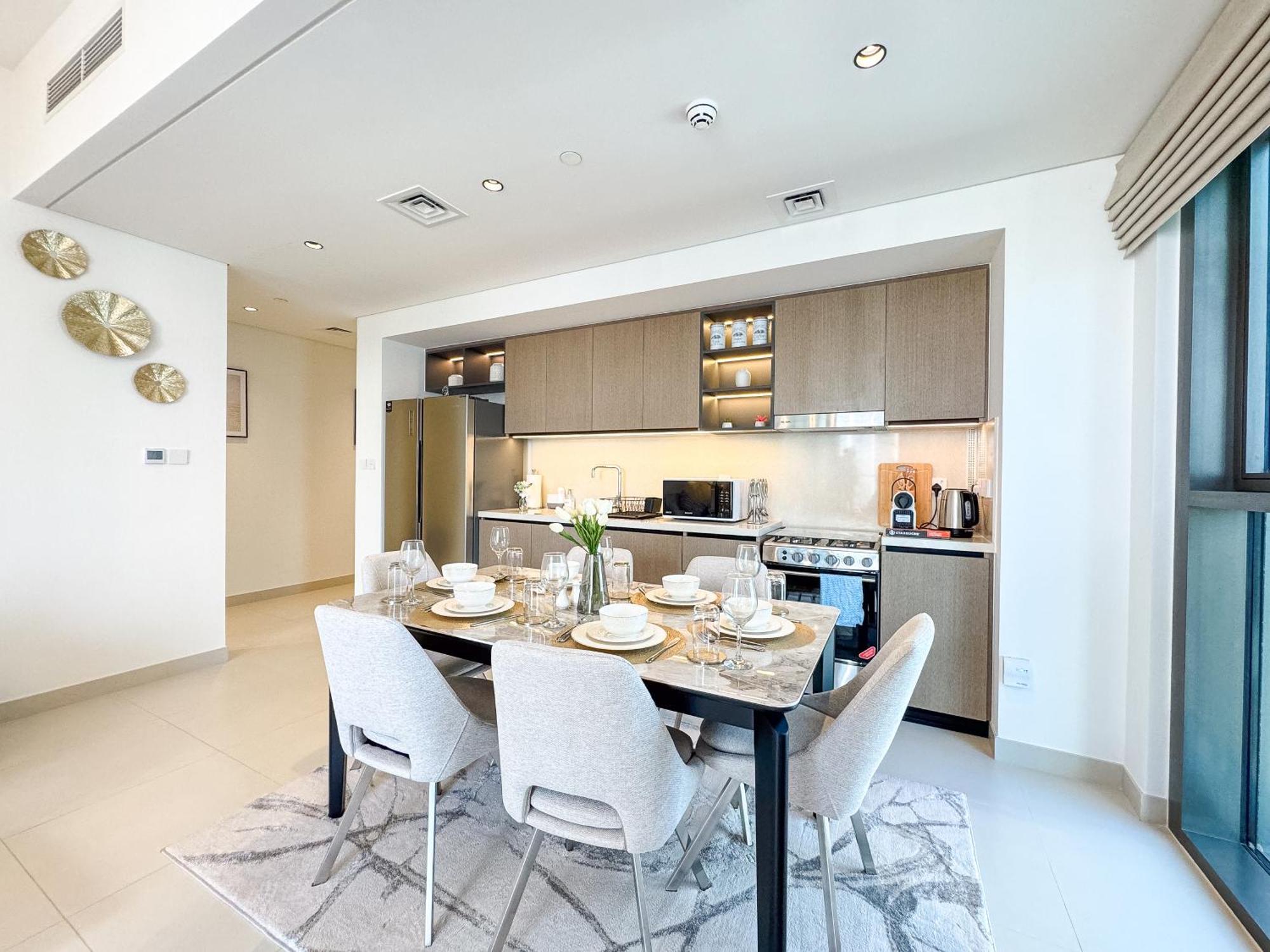 In First Class At Downtown By 2nd Home, - 2br - Burj Khalifa View * Dubái