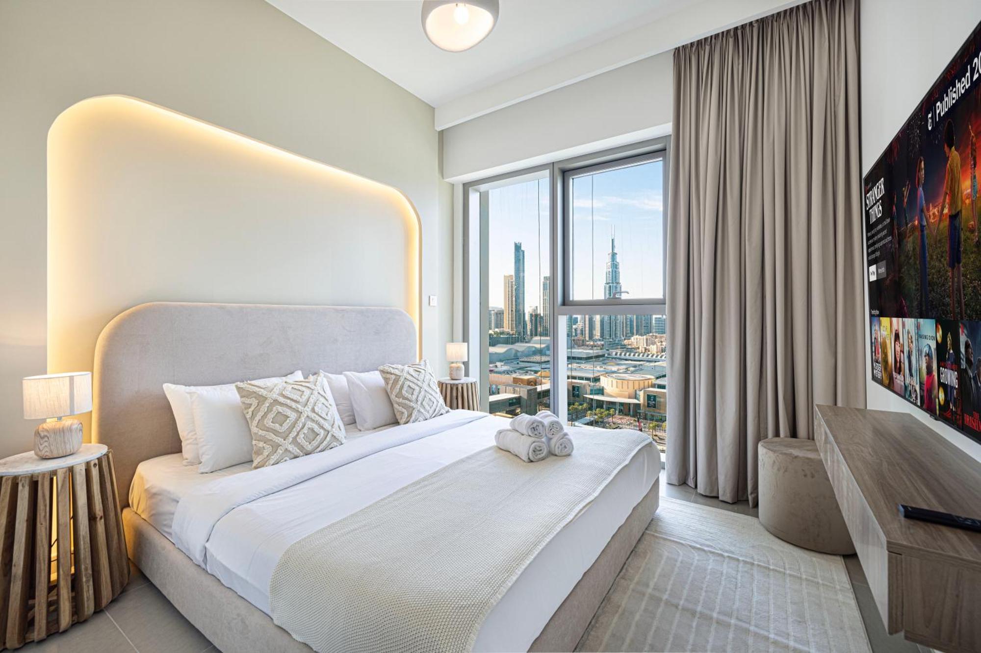 Burj Khalifa View, High Floor, Mall Access, Gym, Infinity-pool, Playground, Bbq, Family Friendly Dubái