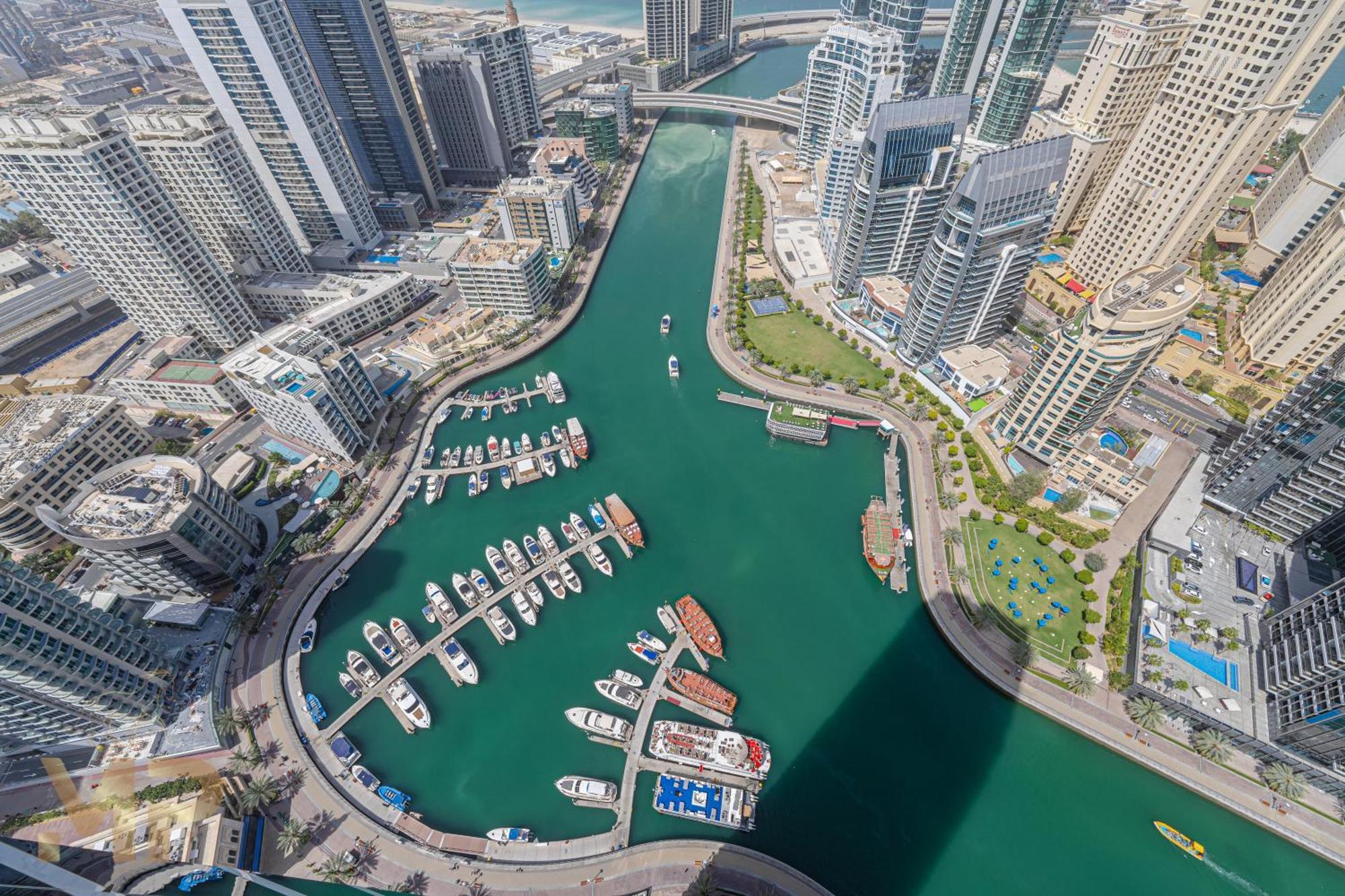 Marco Polo - Surreal Sea, Marina & Eye View On High Floor Lejlighed Dubai