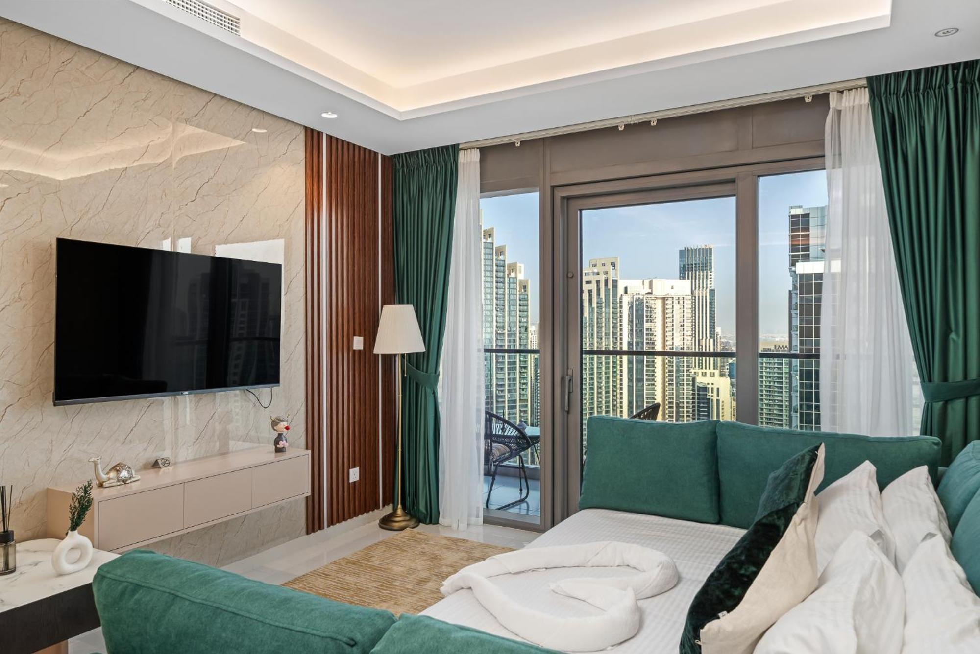 Appartement Super High Infinity Pool And Amazing Burj Khalifa View 3 Bedroom In Paramount Midtown Dubaï