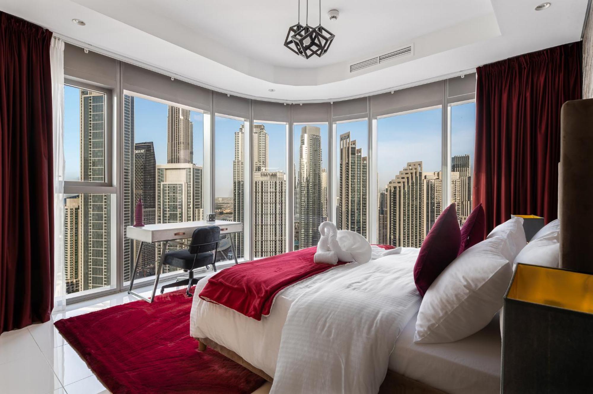 Appartement Super High Infinity Pool And Amazing Burj Khalifa View 3 Bedroom In Paramount Midtown
