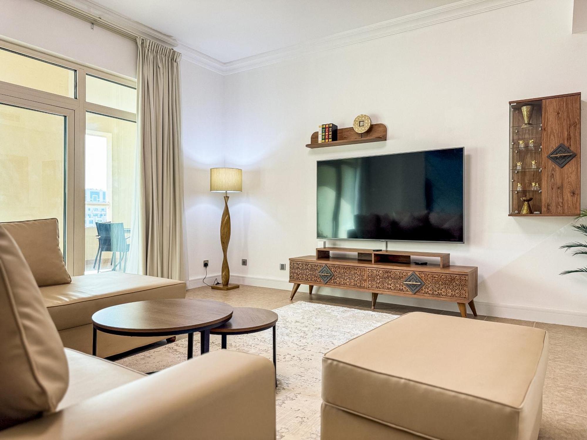 Beachfront 2br - Private In Palm Jumeirah Lägenhet *