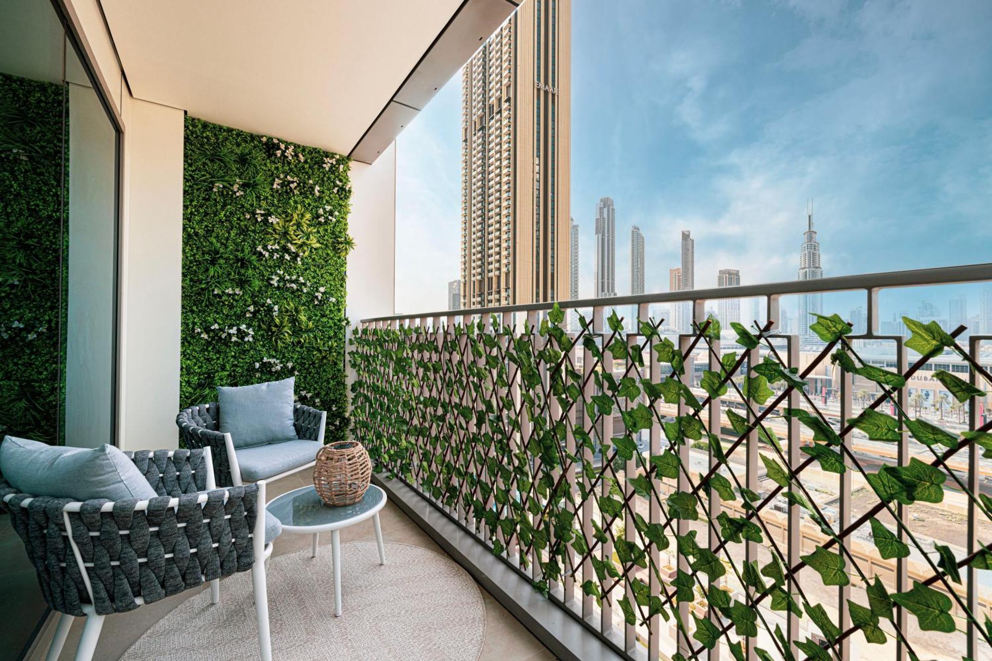 Appartement Burj Khalifa View, 2 Balcony W Lounge, Mall Access, Gym, Infinity-pool, Playground, Bbq, Family Friendly *