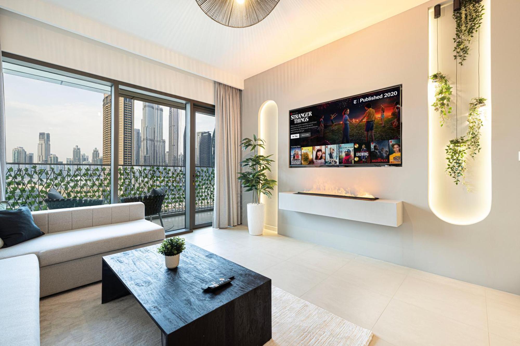 Burj Khalifa View, 2 Balcony W Lounge, Mall Access, Gym, Infinity-pool, Playground, Bbq, Family Friendly *
