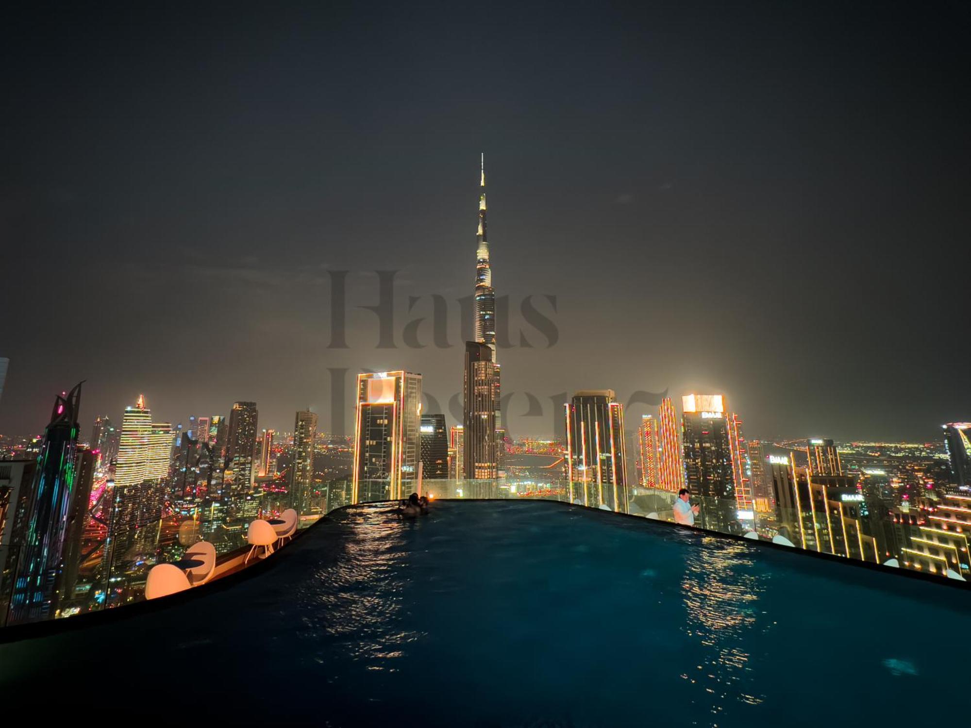 Hausreserv At Paramount Midtown - Infinity Pool With Burj Khalifa View - Luxury Apartemen *