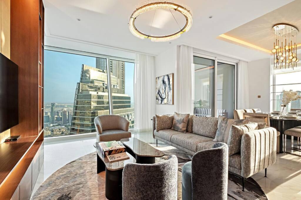First Class 3br Wtih Full Burj Khalifa & Fountain View Appartement *