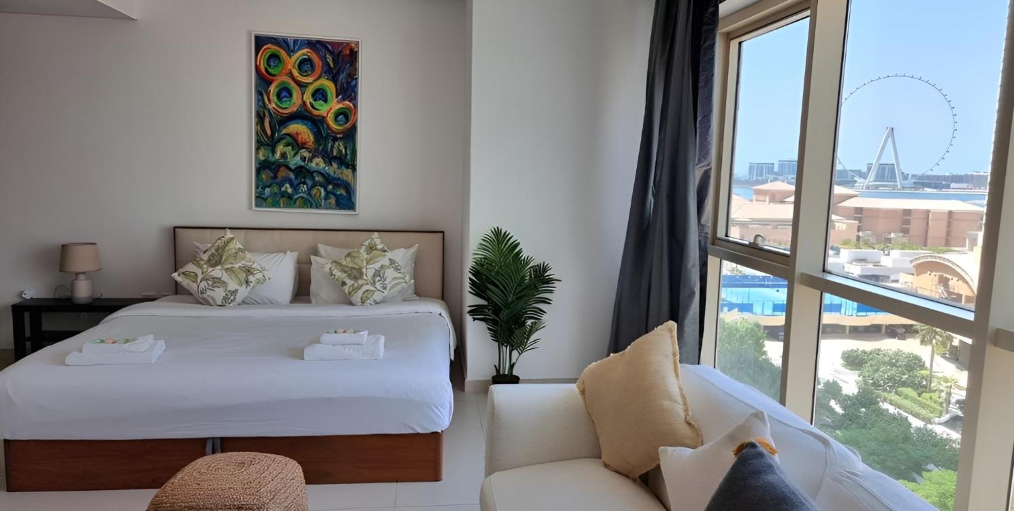 Dazzling Studio Stunning Ain View Marina Apartament *