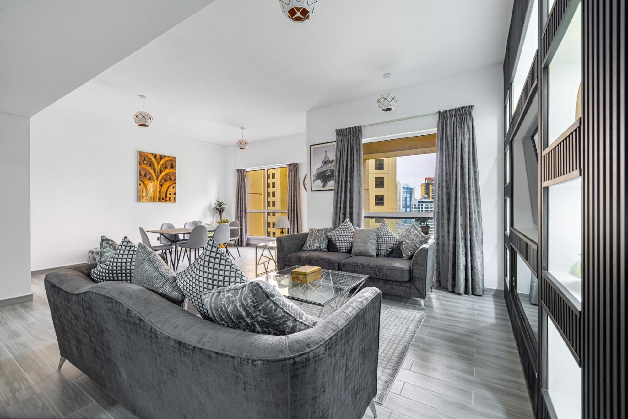 Upgraded 3 Bedroom At Jbr With Jacuzzi Apartamento