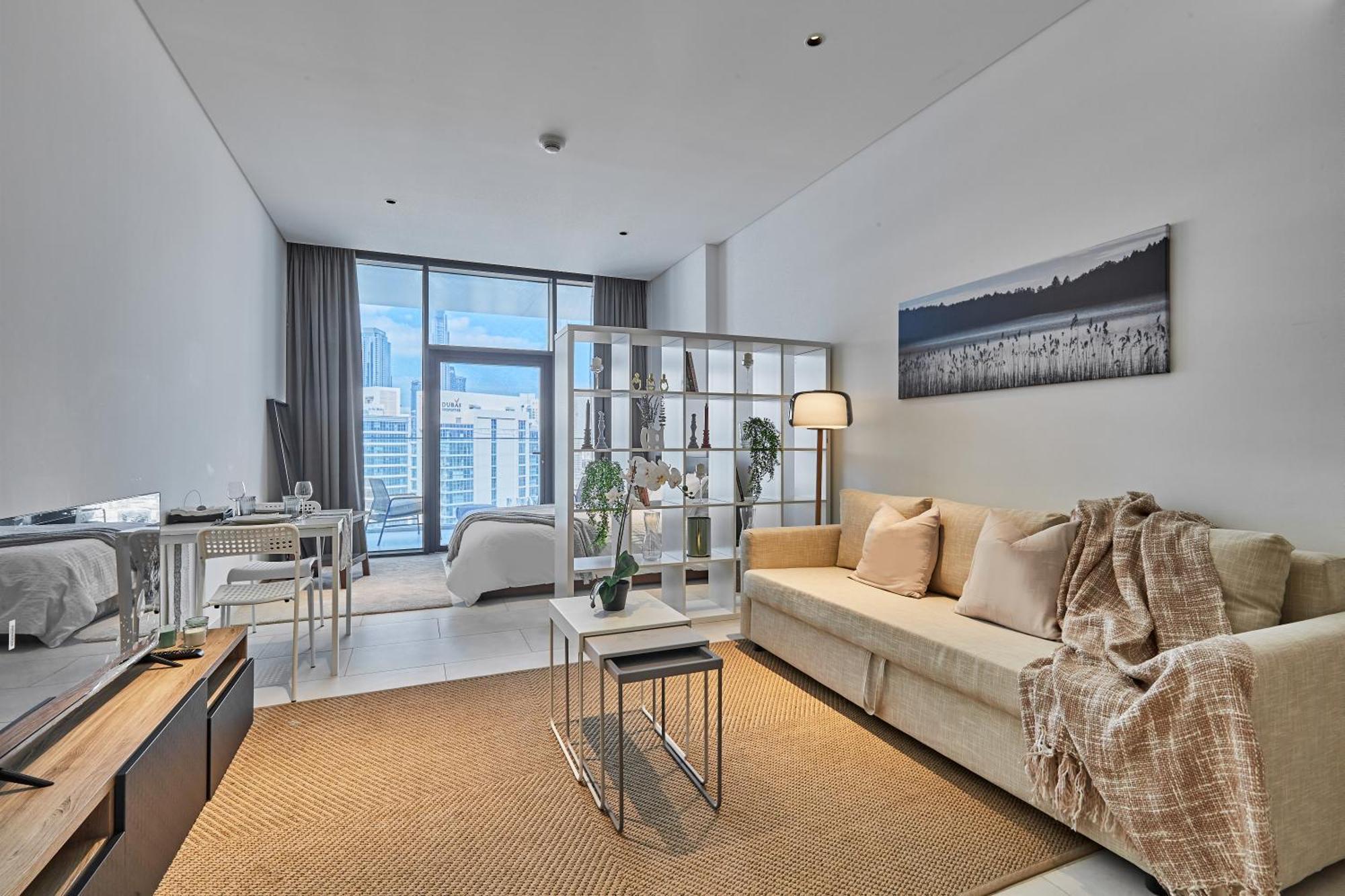 Luxury With Burj Khalifa View - Marquise Square Tower
