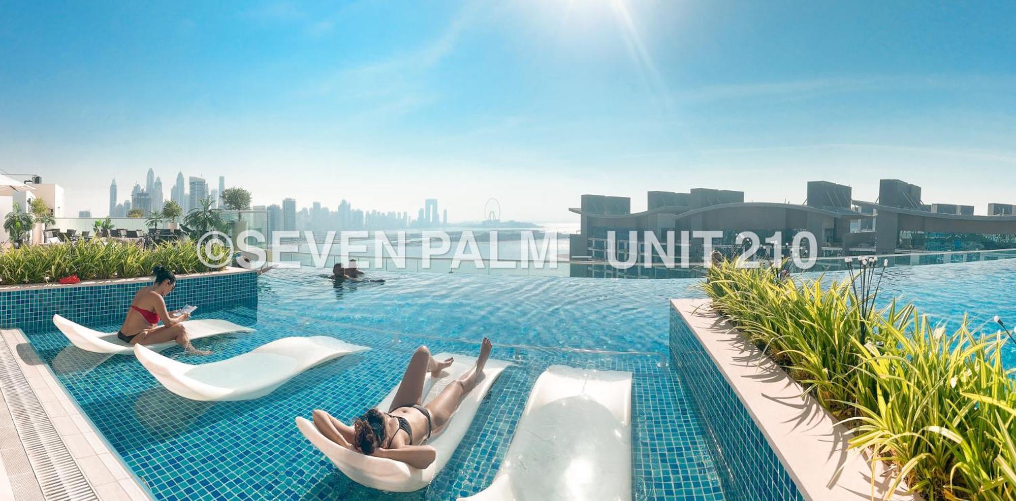 Luxus-studio Mit Private In Top-lage, Meerblick & Infinity Pool! Appartement Dubai