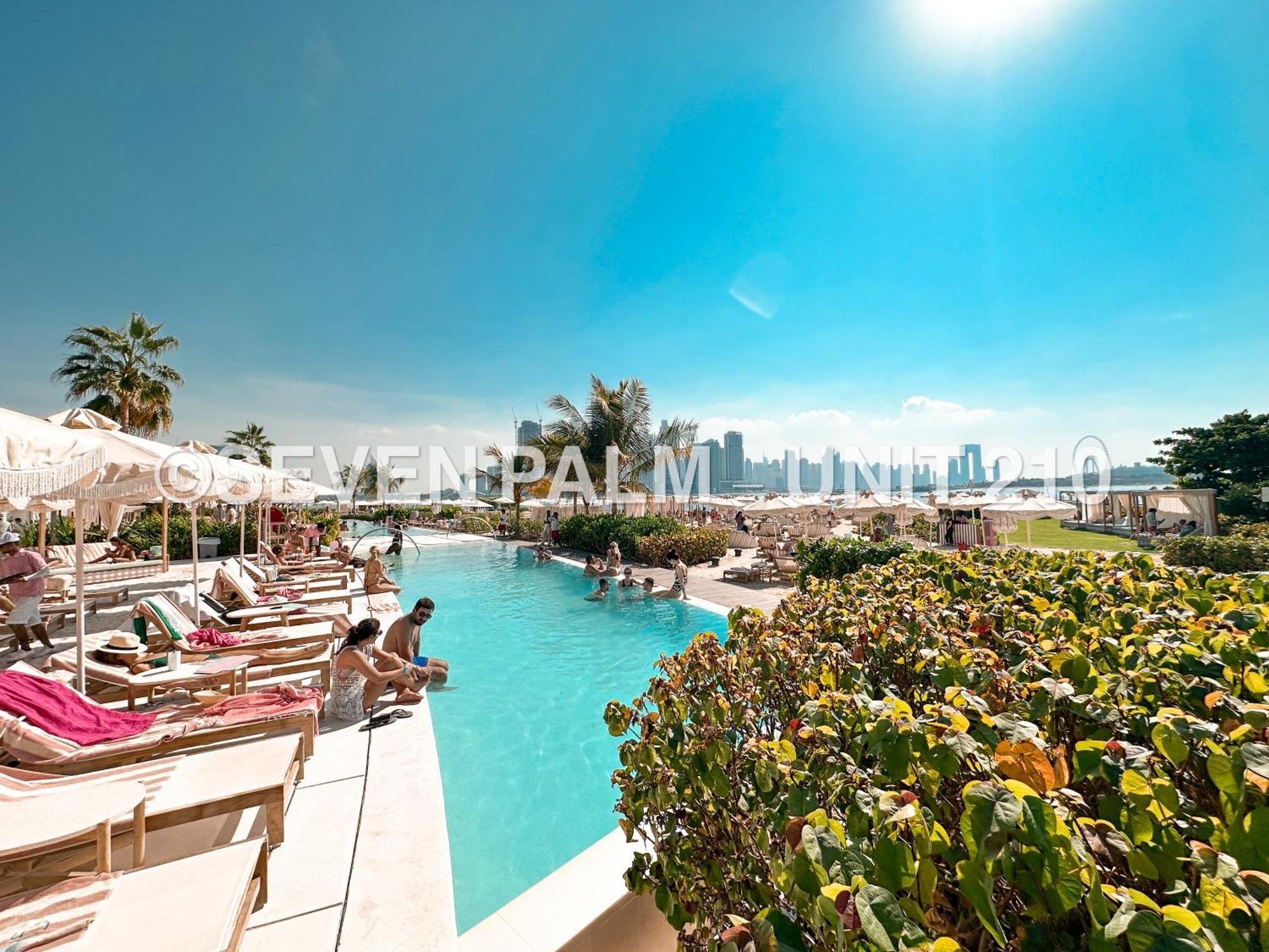 Appartement Luxus-studio Mit Private In Top-lage, Meerblick & Infinity Pool! Dubai