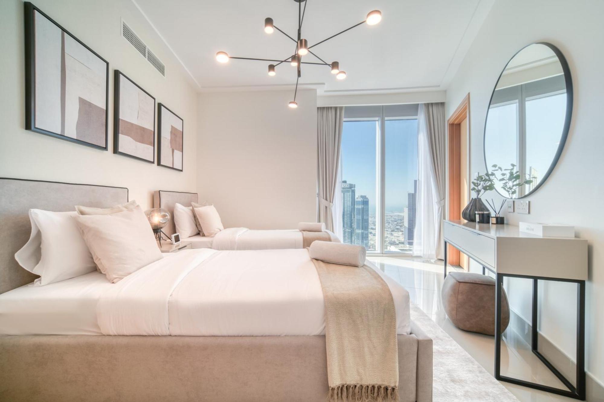 Appartement Downtown Luxury - Stunning Burj Khalifa & Sea View - 5 Minutes Walk To Mall *