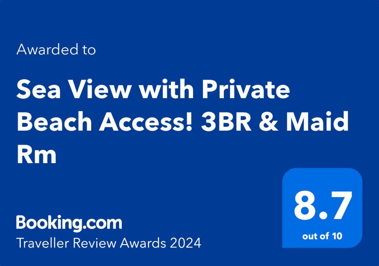 Apartamento Sea View With Private Access! 3br & Maid Rm